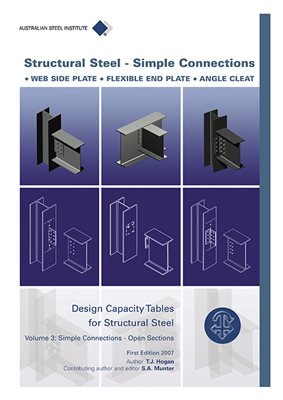 Design capacity tables for structural steel, vol. 3: Simple connections - hardcopy or ebook